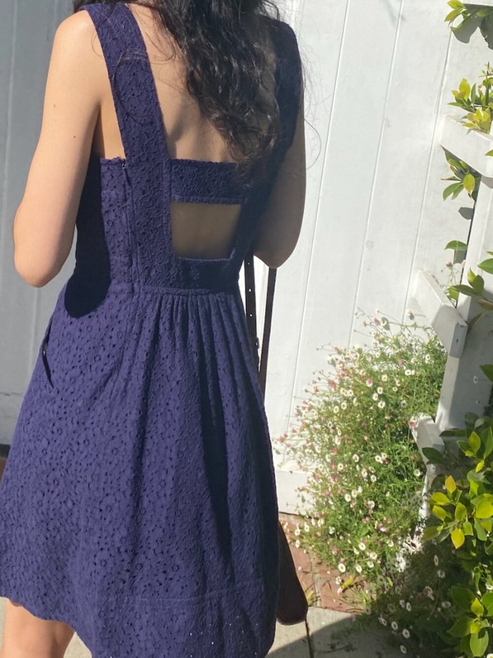 Marc by Marc Jacobs blue eyelet sundress 500 Days of Summer dress - Picture 5 of 6